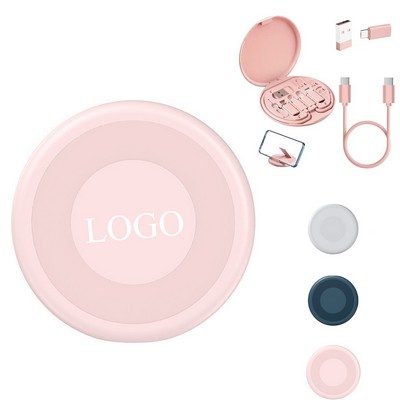 Round Multi-Function Charging Cable Kit