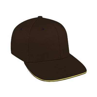 Sandwich Brim Twill Snapback Prostyle Hat