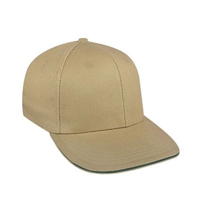 Twill Velcro® Prostyle Hat w/Sandwich Brim
