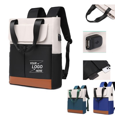 Women's Convertible Daypack Laptop Backpack