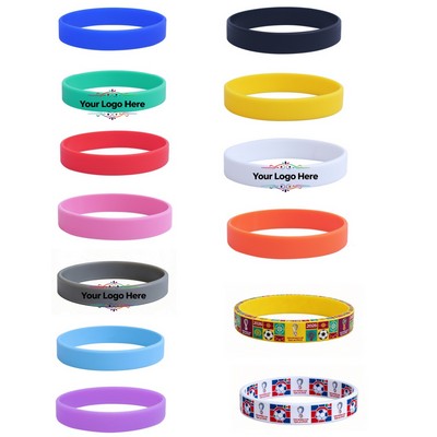 2026 World Cup Themed Elastic Silicone Wristbands