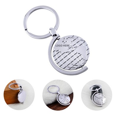 Globe Revolving Keychain