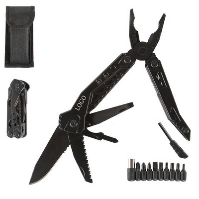 8" 1 Stainless Steel Folding Multi Tool Pliers