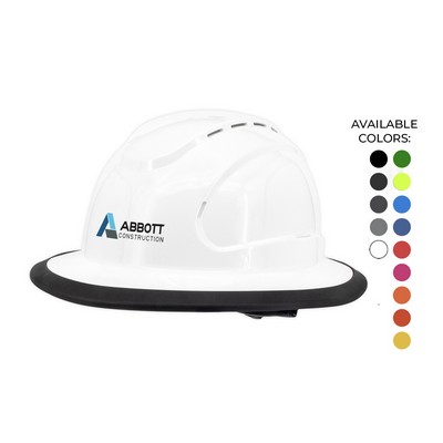 The Judge 6-Point Ratchet Type I Vented Full Brim Hard Hat