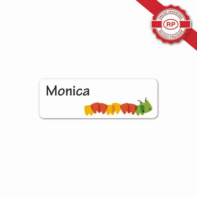 Deluxe Name Badge UV Inkjet & Engraved (1.00 x 3.00 Inches)