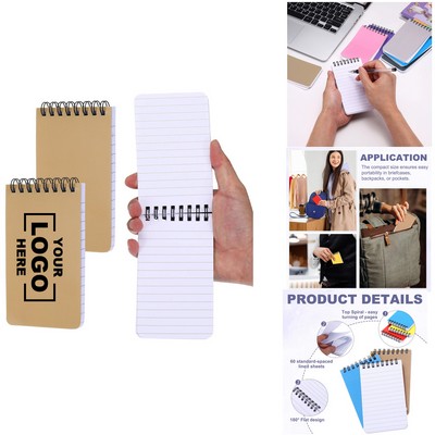 Pocket Size Mini Spiral Jotter