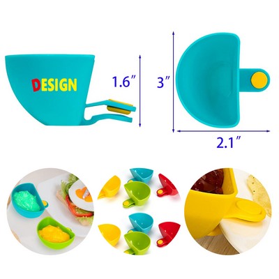 Bowl Plate Holder Chip Sauce Holder