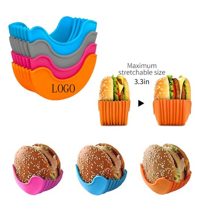 Silicone Hamburger Holder Tray