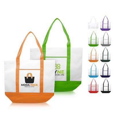 Non-Woven Trimmed Boat Tote