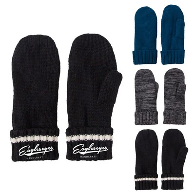 Winter Knitted Mitten