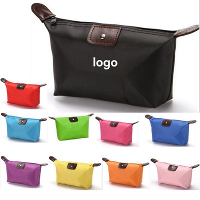 Satin Dumpling Toiletry And Makeup Storage Bag