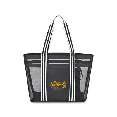 Playa Recycled Nylon Mesh Beach Tote - AWARE™ - Black