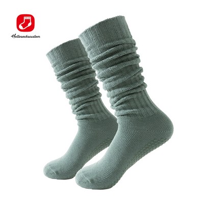 High Quality Custom Design Cotton Slouch Scrunch Socks