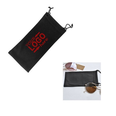 Velvet Eyeglass Pouch Drawstring Glasses Storage Soft Sleeve