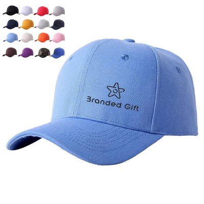 Adjustable Cotton Twill Trucker Baseball Cap