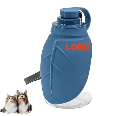Mini Leaf Foldable Pet Water Bottle