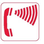 ADA Signage - Volume Control Telephone (Pictograms w/ Copy)