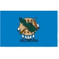 5'x8' Oklahoma State Nylon Outdoor Flag - Style C