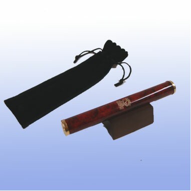 Marbleized Brass Kaleidoscope w/Pouch