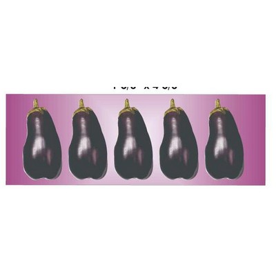 Eggplant Panoramic Badge w/ Bar Pin