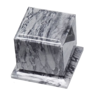 Gray Cube Marble Base (4¼"x4"x4¼")