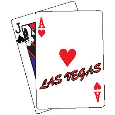 Las Vegas Blackjack Maxi Magnet (8 Square Inch)