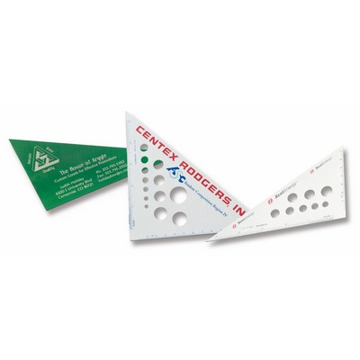 8" 45/90 Degree Aluminum Drafting Triangle