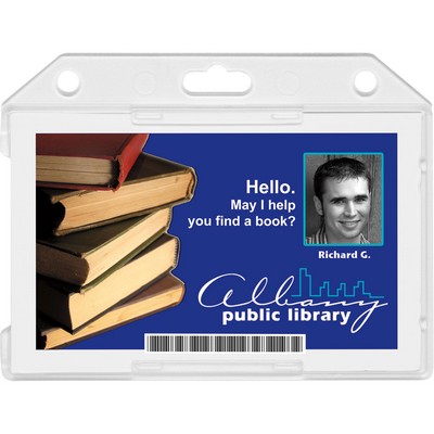 Plastic Single Card ID Holder