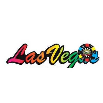 Las Vegas w/ Poker Chip Promotional Magnet w/ Strip Magnet (10 Square Inch)