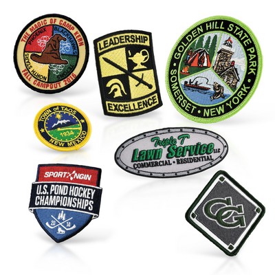 4" Up To 100% Embroidered Emblems