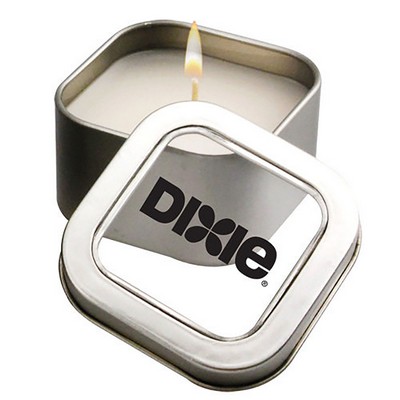 4 Oz. Aromatherapy Candle Tin w/Window