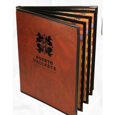 Royal Select 12 View Menu Cover (Holds TWELVE 4 1/4"x11" Inserts)