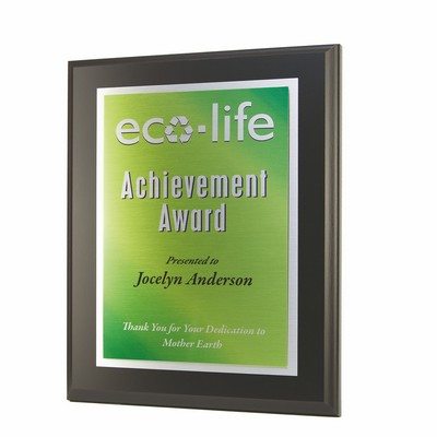 Black Panel Direct Plaque (7"x9")