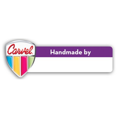 Full Color 50 Mil Name Badge (1"X3") - Rectangle with Shield