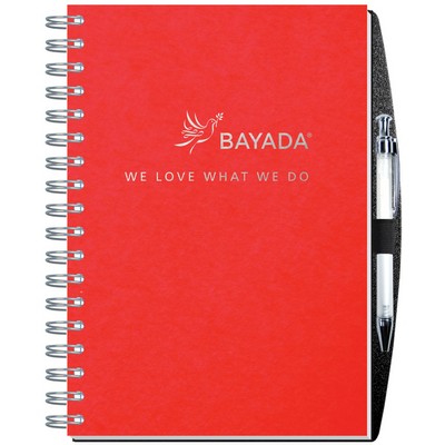 Time Manager Calendar w/Pen Safe Back (7"x 10")