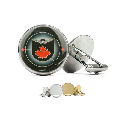 Cuff Links w/ Photoart Classic Lapel Pin (up to 0.75")