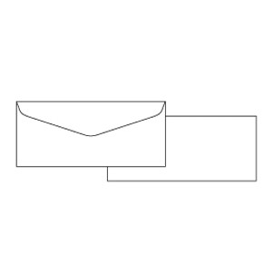 #8 5/8 Regular Directory Envelope - No Window (3 5/8"x8 5/8")