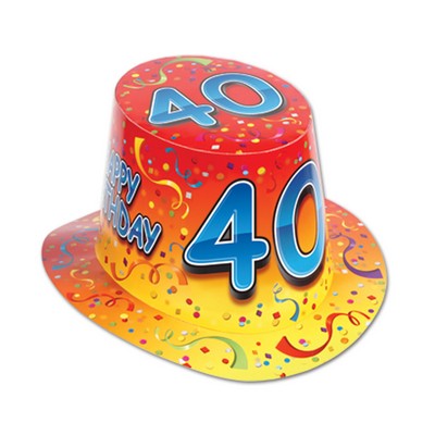 Happy "40" Birthday Hi-Hat