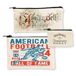 Custom Printed Short Run Cotton Zipper Pouch (15 3/4"x10 3/4")