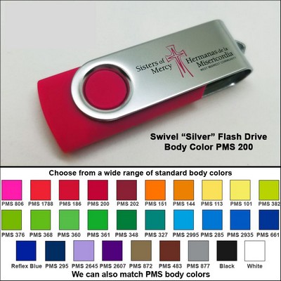 Swivel Flash Drive - 2 GB Memory - Body PMS 200