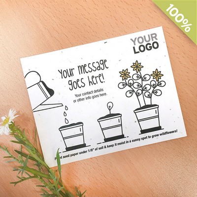 Grow Pots Small Seed Paper Panel Cards