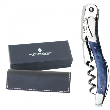 Laguiole Tradition® Corkscrew w/Blue Stamina Handle