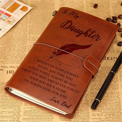 Vintage Journal Notebook Leather Case Diary