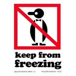 Keep From Freezing, Paper Labels - 3" x 4"