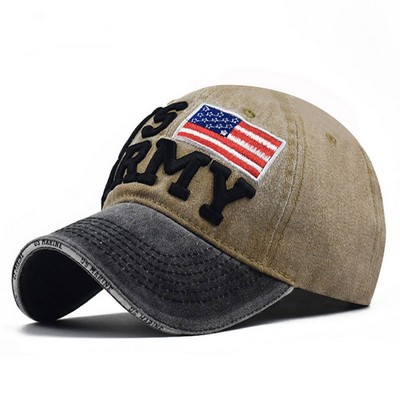 5 Panel Custom Baseball Hat with Heavy Stitching
