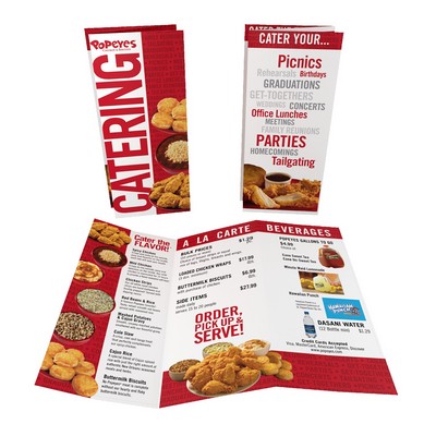 5.5" x 8.5" - Folded Brochures - Full Color - 100# Gloss Text With Aqueous