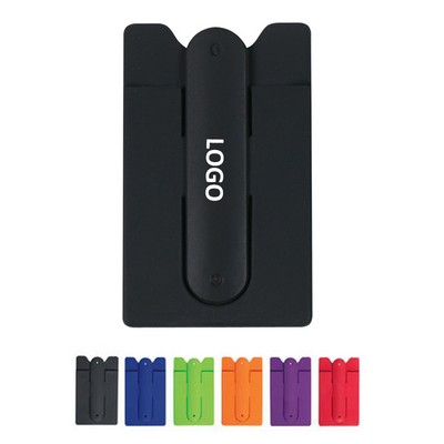 Silicone Cell Phone Wallet With Stands