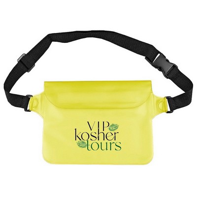 Waterproof Pouch Bag With Adjustable Waist Strap