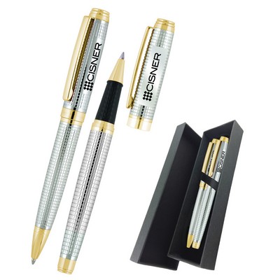 CC Executive Pen Set; Ballpoint, Rollerball & Gift Box