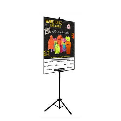 Tripod Multi-Use Stand With 2-24X48 Foamboard Sign